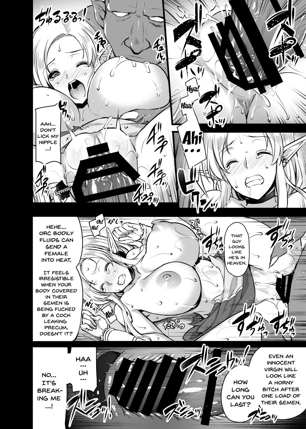 Hentai Manga Comic-Elf's Mom ~She Gets Raped By Orcs In From Of Her Son~-Read-13